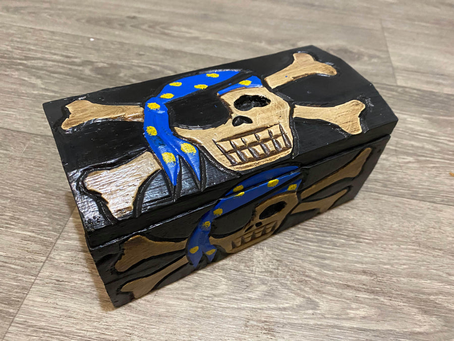 Real wood Treasure Chest (med)